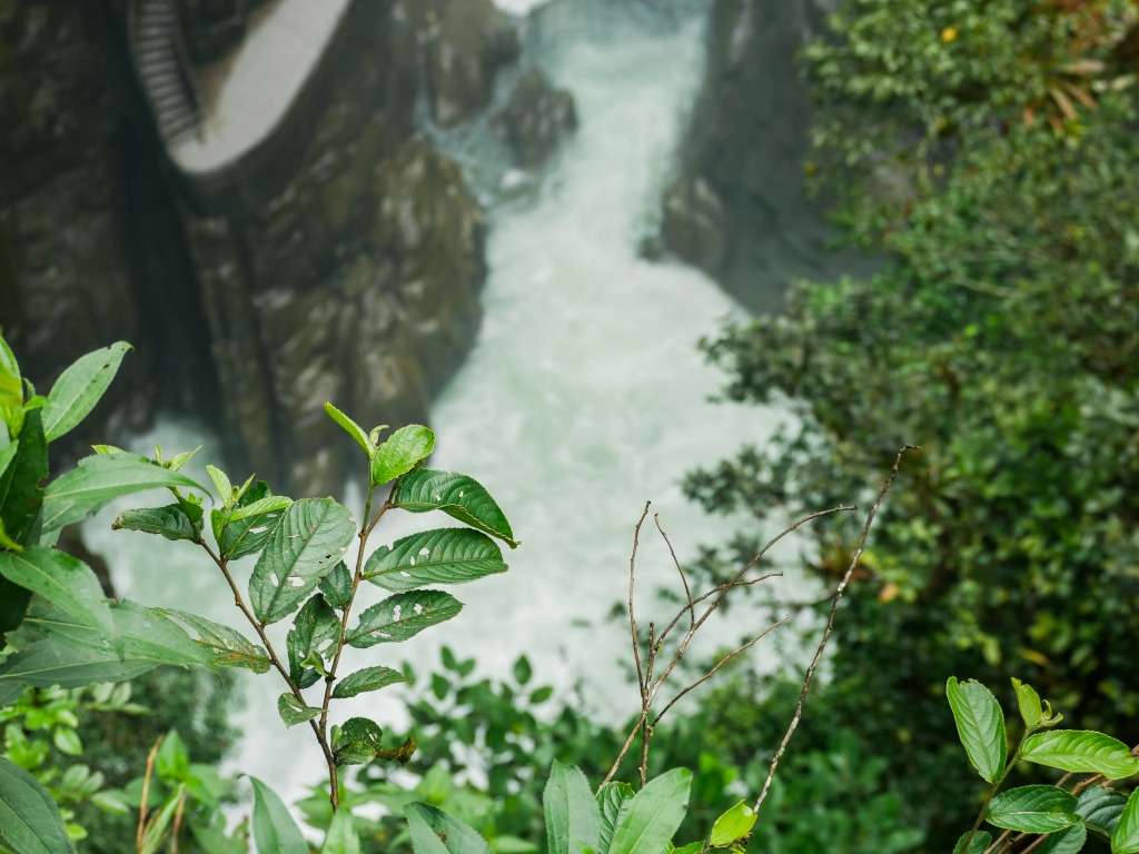 Puyo, Banos und Ambato: Ethnobotanischer Park und Wasserfall Pailon del Diablo